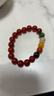 金石靈天然紅瑪瑙手串男女五路財神水晶手鏈本命年送男生女生生日禮物 曬單實(shí)拍圖
