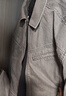 Levi's李維斯男士美式復古水洗做舊休閑通勤簡(jiǎn)約牛仔夾克外套 墨灰 尺碼偏大 S 曬單實(shí)拍圖