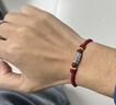 MOLC馬年本命年紅繩手鏈男款999銀編織手繩女情人節新年禮物送男友 S1929【馬上有?！孔沣y手繩 曬單實(shí)拍圖