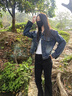 親素（KINNSU）春季新款休閑牛仔外套女春秋款寬松韓版復古港風(fēng)短款小個(gè)子上衣女 牛仔藍 S 【80-95斤】 曬單實(shí)拍圖