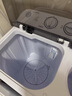 小鴨【官方店】半自動(dòng)洗衣機迷你小型波輪大容量租房宿舍家用雙桶雙缸分區脫水甩干老式強力去污 8.5KG  洗5.5+脫3.0+強勁電機終身聯(lián)保 雙缸 曬單實(shí)拍圖