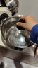 炊大皇304不銹鋼湯鍋+蒸屜 湯蒸燉鍋蒸鍋雙耳煮粥煮面 22cm 電磁爐通用 曬單實(shí)拍圖