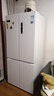 美的（Midea）冰箱540十字四開(kāi)門(mén)家用雙系統雙循環(huán)一級能效雙變頻風(fēng)冷無(wú)霜大容量?jì)粑侗ｕr帶制冰盒白色電冰箱 十字四門(mén)540|雙系統保鮮|流蘇白 曬單實(shí)拍圖