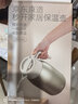 京東京造保溫壺 家用大容量暖熱水瓶戶(hù)外316不銹鋼【單手開(kāi)蓋】金色2.2L 曬單實(shí)拍圖