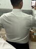 雅戈爾（YOUNGOR）長(cháng)袖襯衫男白色DP免燙襯衫純棉面料舒適抗皺平整易打理 GLDP16384BJA白色 40 曬單實(shí)拍圖