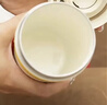 蘇泊爾（SUPOR）保溫杯抗菌陶瓷覆層內膽咖啡杯男女士水杯高顏值便攜吸管杯子 曬單實(shí)拍圖