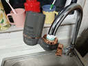 美的（Midea）凈水器水龍頭過(guò)濾器家用自來(lái)水濾水器直飲前置過(guò)濾器廚房衛生間通用除水垢除余氯雙出水可清洗濾芯 一機三芯【兩年免換濾芯】 曬單實(shí)拍圖