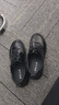 百麗質(zhì)感商務(wù)休閑皮鞋男牛皮舒適通勤鞋A2323AM6 黑色-系帶 41 曬單實(shí)拍圖