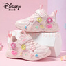 迪士尼（Disney）女童運動(dòng)鞋兒童戶(hù)外舒適跑步鞋中大童潮流百搭休閑鞋 淡粉 30 曬單實(shí)拍圖