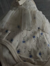 babylove女寶寶吊帶包屁裙夏季薄款嬰兒包屁衣公主風(fēng)三角爬裙子哈衣 慕斯白 73cm 曬單實(shí)拍圖