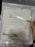 嫚熙（EMXEE）嬰兒紗布浴巾純棉寶寶新生兒童大尺寸浴巾 綺幻花信 110×110cm 曬單實(shí)拍圖