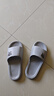 稻草人拖鞋男女居家用秋冬洗澡厚底浴室內外穿情侶防滑靜音涼拖 灰42-43 曬單實(shí)拍圖