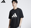 阿迪達斯（adidas）中性 籃球系列 ADI BB TEE 短袖 JX5575 黑色  XL  曬單實(shí)拍圖