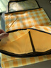 得力加厚野餐墊戶(hù)外超大可折疊地墊露營(yíng)沙灘帳篷防潮墊黃白格 大號 曬單實(shí)拍圖