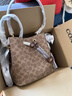 蔻馳（COACH）【京東奧萊】ROWAN21新款老花子母水桶單肩斜挎【38女神節禮物】 棕/紅棕CBH07IMXHE 曬單實(shí)拍圖