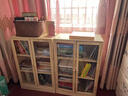 實(shí)木落地置物柜格子柜防塵收納儲物柜矮柜自由組合書(shū)架幼兒園書(shū)柜 組合款2門(mén)+3門(mén)【無(wú)漆松木】150CM 曬單實(shí)拍圖