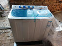 榮事達（Royalstar）半自動(dòng)洗衣機10KG雙缸雙筒家用宿舍出租房雙桶洗衣機大容量甩干機 以舊換新 白色 RP10030J 曬單實(shí)拍圖