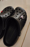 卡駱馳（CROCS）洞洞鞋貝雅男鞋女鞋輕便耐磨一腳蹬拖鞋休閑鞋|10126 黑色-001 43 (270mm) 曬單實(shí)拍圖