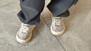 基諾浦 兒童學(xué)步鞋夏季 透氣網(wǎng)面機能鞋 男女童鞋復古潮流系列GW1737 亮白/沙錢(qián)米/太妃棕 25.5 160mm 適合腳長(cháng)160-165mm 曬單實(shí)拍圖
