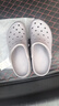 京東京造【抗菌洞洞鞋】涼鞋旅行沙灘兩穿eva防臭涼拖鞋男士水泥灰42-43 曬單實(shí)拍圖