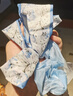 蝴蝶結發(fā)帶女2025新款飄帶頭繩大腸發(fā)圈高級感扎頭發(fā)皮筋發(fā)飾發(fā)繩 藍色 曬單實(shí)拍圖