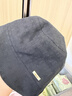 MMOPTOP氣質(zhì)黑色盆帽女四季款棉質(zhì)漁夫帽子韓版小眾設計感百搭水桶帽子 曬單實(shí)拍圖