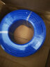 正泰（CHNT）电线电缆电源线铜芯家用电线阻燃单股铜线电线10平方100米蓝色 实拍图