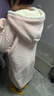 棉咻咻兒童浴袍秋冬連帽長(cháng)款珊瑚絨浴衣男童加厚加大吸水速干女寶寶睡袍 兔子粉 【連帽款-保暖舒適】 150 cm 曬單實(shí)拍圖