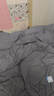 京東京造悅柔四件套 120g加厚冬季耐用磨毛A類(lèi)床單被套床上四件套 1.5米科技灰 曬單實(shí)拍圖