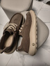 百麗男鞋舒適休閑鞋26夏新厚底增高4cm透氣輕盈布鞋8WK04 棕色 42 曬單實(shí)拍圖