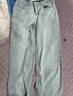 名郎（MELLEN）牛仔褲男薄款夏季2026新款直筒寬松褲子高端輕奢休閑中年男士褲子 牛仔藍087 32 曬單實(shí)拍圖