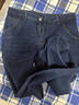 真維斯（Jeanswest）牛仔褲男士2025冬季商務(wù)寬松直筒加絨保暖褲男藍色加絨33 曬單實(shí)拍圖