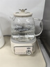 美的（Midea）花漾0膠水全玻璃養生壺多功能煮茶壺母嬰燒水壺恒溫電熱水壺全自動(dòng)一體1.2L YS12B302J 曬單實(shí)拍圖