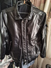 凱撒（KAISER）真皮皮衣男赫本級山羊皮夾克立翻領(lǐng)機車(chē)皮衣年輕款通勤公務(wù)裝外套 黑色 3XL (185) 適合145-160斤 曬單實(shí)拍圖