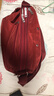東選新品女神節單肩斜挎女包中老年韓版媽媽簡(jiǎn)約女士百搭尼龍布包 紅色 曬單實(shí)拍圖