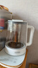 膳魔師（THERMOS）養生壺燒水壺煮茶壺全玻璃煮花茶器保溫一體式茶水分離電熱水壺辦公室燉煮壺一體小型全自動(dòng)恒溫壺 【純鈦底發(fā)熱】輕養生活 1.5L 曬單實(shí)拍圖