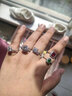 XUPING旭平首飾時(shí)尚氣質(zhì)甜美可愛(ài)貓咪百搭戒指送新年禮物 戒指（不可調節 8# 曬單實(shí)拍圖