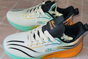 回力男鞋網(wǎng)面運動(dòng)鞋男春夏透氣跑步鞋男百搭鞋子男 白綠桔網(wǎng)面款 44 曬單實(shí)拍圖