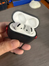 斯幻柯適用AirPods4代保護套AirPods4代藍牙耳機套 降噪耳機殼airpods4代透明保護磨砂殼-電音-黑紅色 曬單實(shí)拍圖