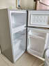 新飛冰箱小型租房用 一級能效冷 藏冷凍兩用1-2人家用小冰箱 出租房雙門(mén)電冰箱辦公室兩門(mén) 26年升級 76A128一級能效【保鮮盒款】銀 曬單實(shí)拍圖