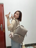 愛(ài)可樂(lè )（Echolac）雙肩包女時(shí)尚背包旅行休閑書(shū)包百搭包送女友CKP2075云母灰M號 曬單實(shí)拍圖