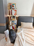 小匠材實(shí)木旋轉書(shū)架置物架立式落地一體靠墻可移動(dòng)書(shū)架多層置物架六層 曬單實(shí)拍圖