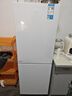 美的（Midea）182升兩門(mén)冰箱一級能效家用小戶(hù)型真省電可冷藏冷凍雙溫不占地 極地白MR-191A國家補貼 曬單實(shí)拍圖