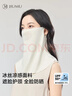玖慕（JIUMU）冰絲防曬面罩女士夏季防紫外線(xiàn)遮陽(yáng)面紗開(kāi)車(chē)護頸脖套透氣全臉口罩 曬單實(shí)拍圖