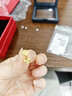 周六福幸運四葉草足金999黃金耳釘女生日禮物計價(jià)A0912975 一對 約0.97g 曬單實(shí)拍圖
