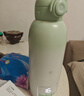京東京造便攜式恒溫壺嬰兒沖奶外出母嬰專(zhuān)用恒溫杯兒童保溫杯500mL晨露綠 曬單實(shí)拍圖