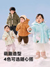 迷你巴拉嬰兒羽絨服冬季新款男女童加厚保暖洋氣寶寶厚款保暖外套 奶油白50311 【高標白鴨絨】 110 【充絨量79.8g】 曬單實(shí)拍圖