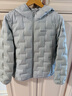 波司登（BOSIDENG）鵝絨羽絨服女士春秋輕薄連帽寬松短款內膽百搭保暖外套 【700+蓬鵝絨】日曜藍-淺春色【卡碼拍大】 L 170/92A 體重約140-150斤 曬單實(shí)拍圖