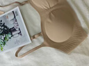ubras虞書(shū)欣同款無(wú)尺碼小奶皮輕褶文胸罩無(wú)痕內衣女粉底液隱形膚背心 曬單實(shí)拍圖