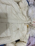 詩凡黎（'SEIFINI）羽絨服秋冬新款輕薄90鴨絨派克服貉子毛領連帽短外套 米色 M 160/84A 曬單實拍圖